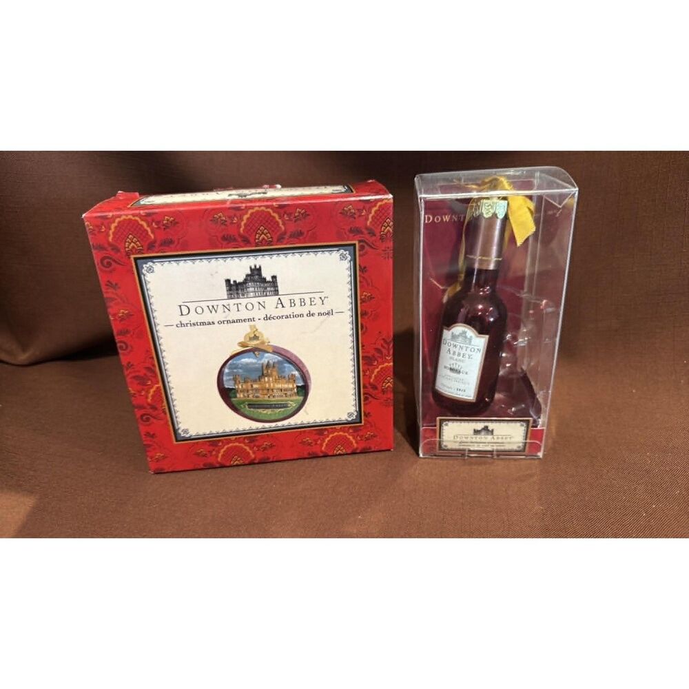 Downtown Abbey Christmas Ornaments Lot of 2